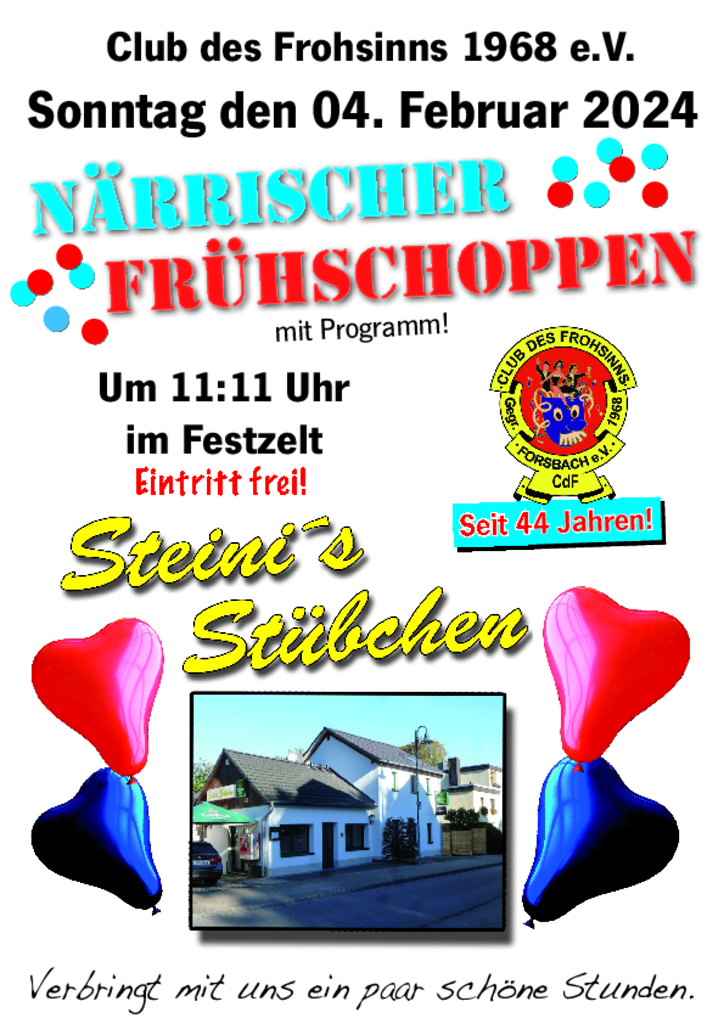 Plakat Frühschoppen 2024