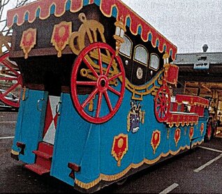 Kutsche - Seitenansicht hinten